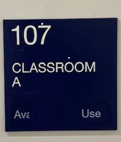 ADA Signs Photo